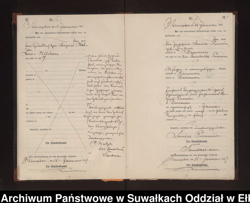 image.from.unit.number "Sterbe-Neben-Register des Preussischen Standes-Amtes Gr. Konopken Kreis Loetzen"