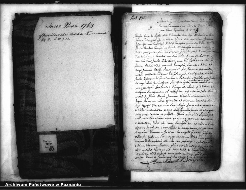 Obraz 3 z jednostki "Inscriptiones, resignationes [protocollon]"