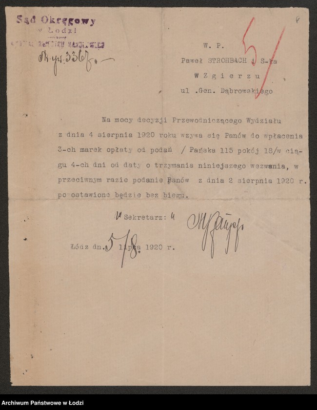 Obraz 8 z jednostki "Paweł Strohbach i S-ka - prowadzenie wykańczalni zarobkowej"