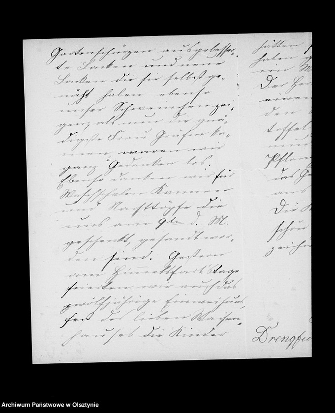 image.from.unit.number "/Monatsberichte der Weisenmutter Louise Fischer u. ihrer Tochter in Drengfurth- Vorstadt an Anna Gfin Lehndorff geb. Hahn/"