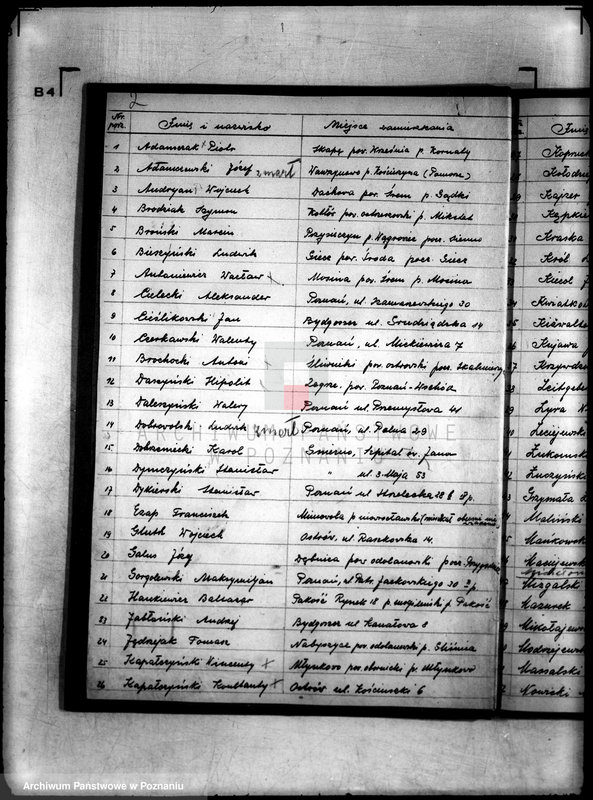 Obraz 6 z jednostki "/Spis Weteranów i Wdów po weteranach z 1863 r./"