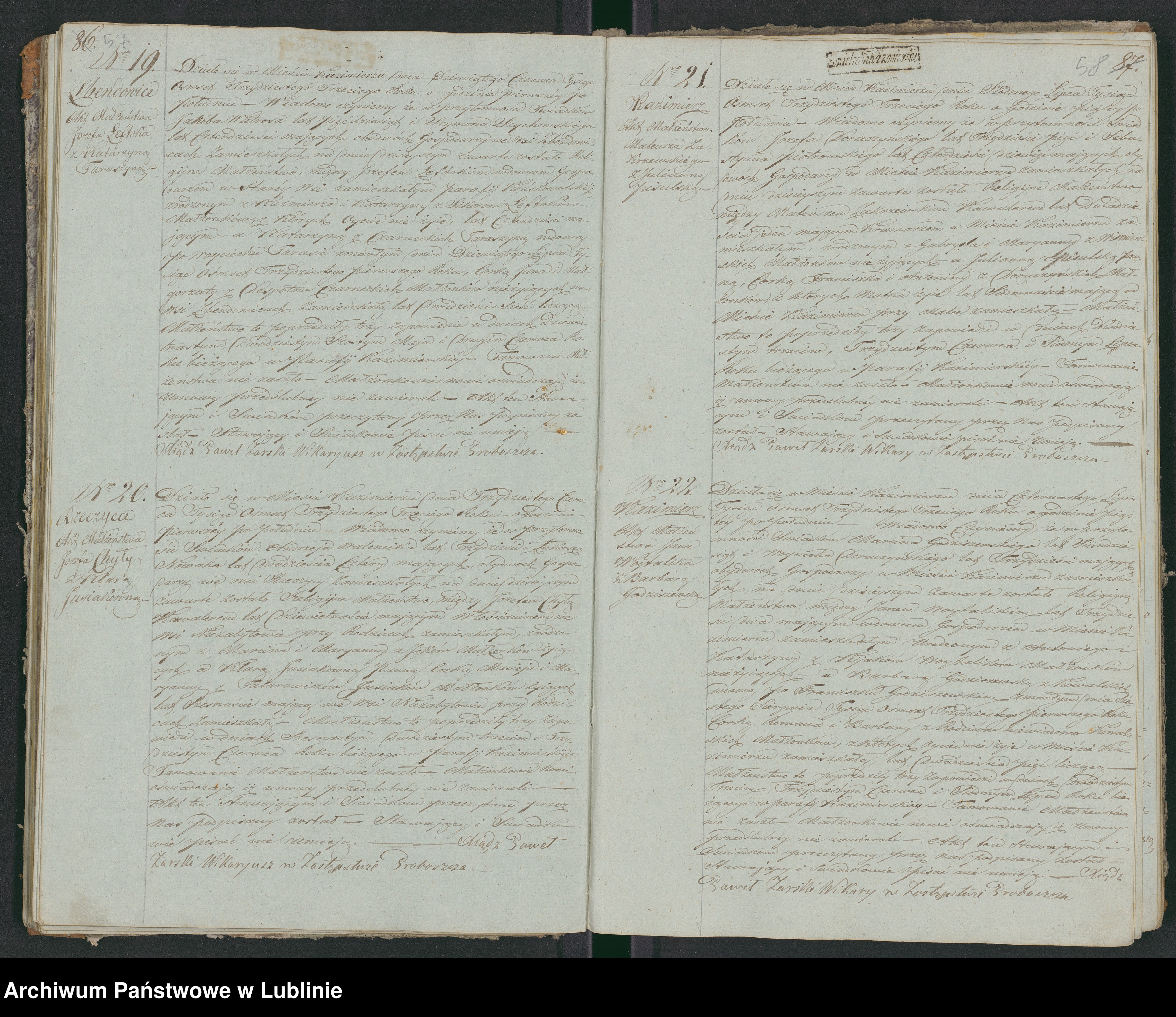 Skan z jednostki: Księga urodzeń, małżeństw i zgonów