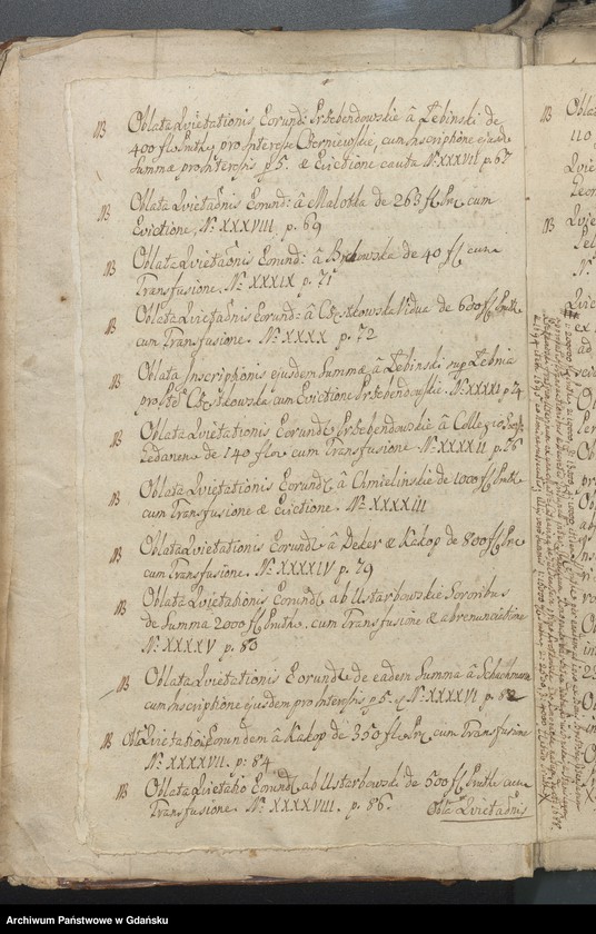 image.from.unit.number "Resignationes, inscriptiones"