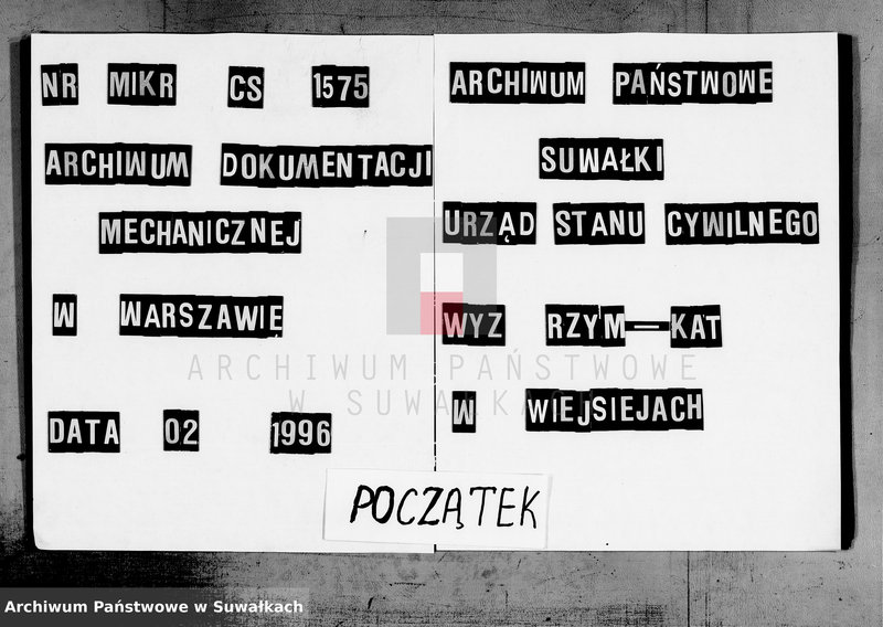 image.from.unit.number "Prilaženie k Duplikatu dokumentov Činovnika Graždanskago sostojanija Vejsejskogo R. K. Prichoda za 1905 g."