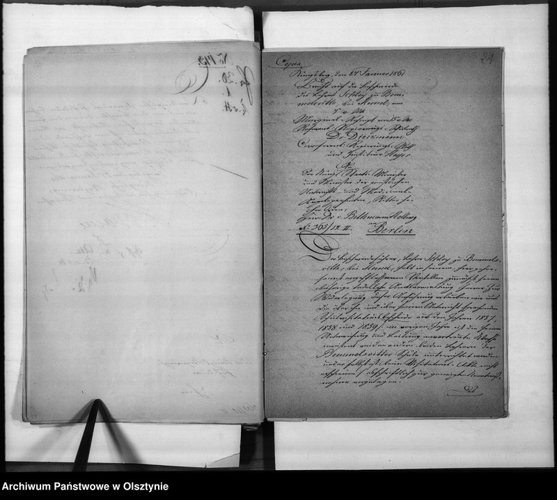 image.from.unit.number "Disciplinar-Untersuchung gegen den Lehrer Schley [Johann Gottlieb] zu Bommelsvitte Kreis memel"