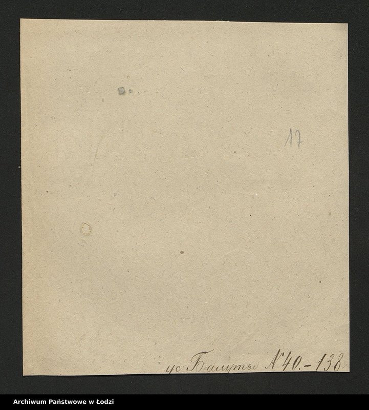 Obraz 19 z jednostki "Dowody metrykalne stałych mieszkańców osady Bałuty nr domu 40-41"