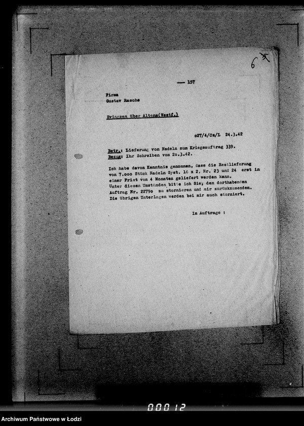 Obraz 10 z jednostki "339 Filztiefel R.[Korespondencja i zamówienia]"