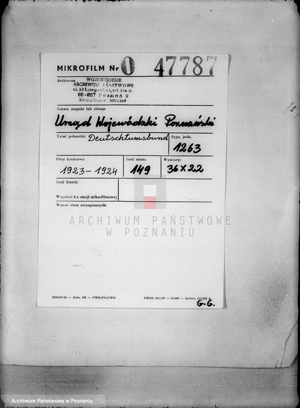 Obraz 2 z jednostki "Deutschtumsbund"