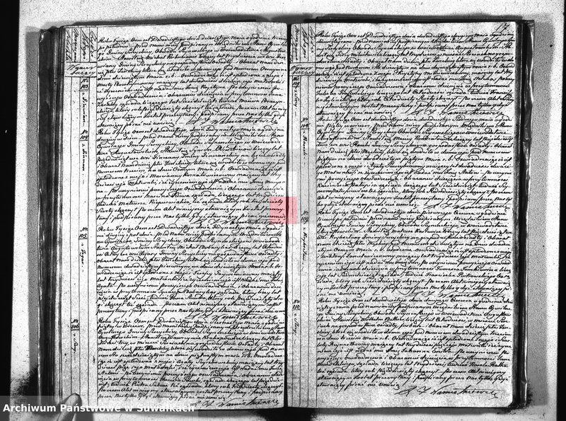 Obraz 19 z jednostki "Akta urodzonych urzędnika stanu cywilnego gminy i parafij sereyskiey od dnia 1-go stycznia 1820 do ostatniego miesiąca grudnia r.b. Urodzonych w Serejach"