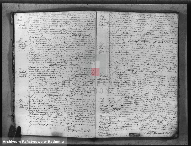 image.from.unit.number "Dupplikat akt religijno cywilnych urodzenia, małżeństwa i zejścia z parafii Stromiec 1862 roku"