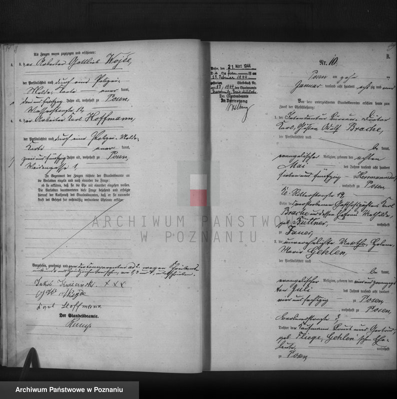 Obraz 11 z jednostki "Księga małżeństw t. I"