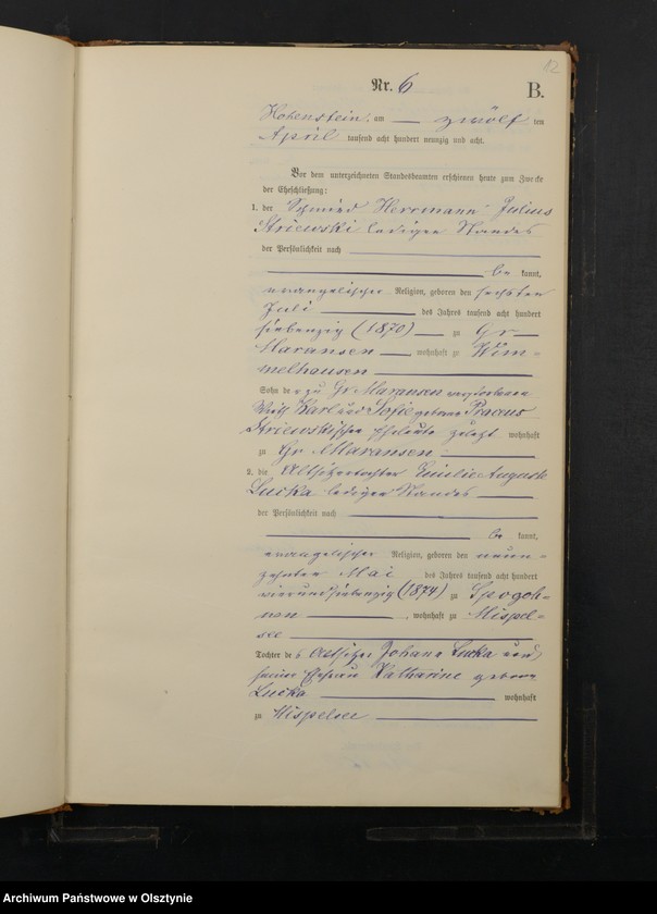 image.from.unit.number "Heiraths-Neben-Register Nr 1 - 17"