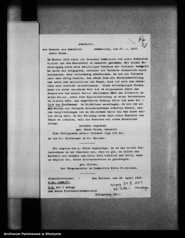 image.from.unit.number "Bauernhaus Sommerfeld, Vorlaubenhaus Weiss"