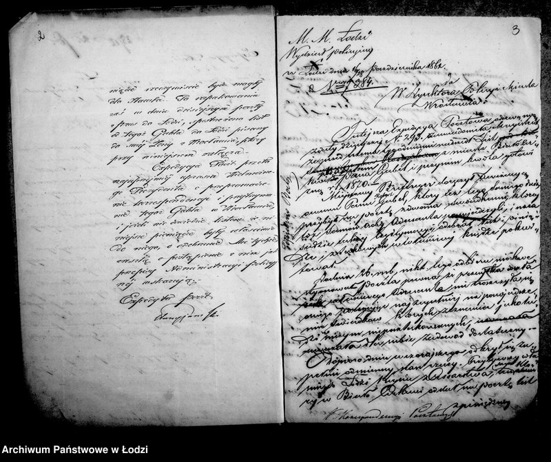 Obraz 7 z jednostki "Akta tyczące się korespondencji pocztowych"