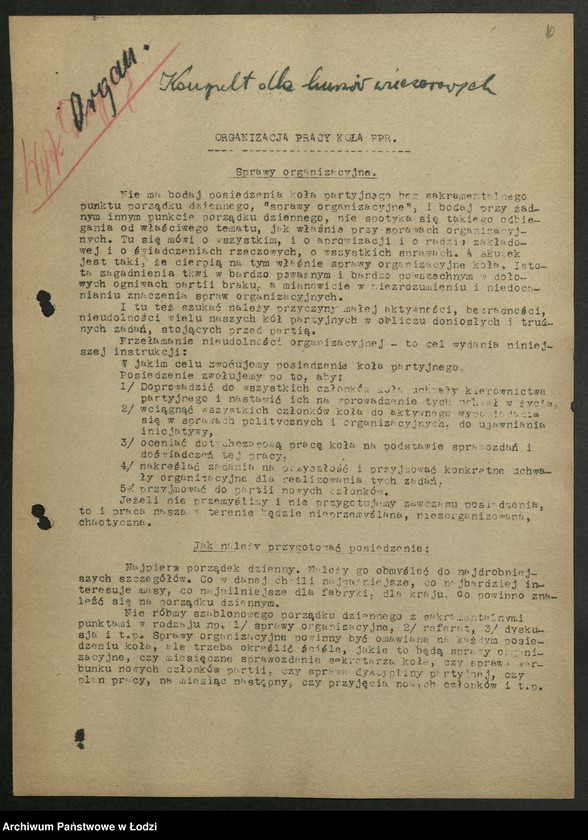 Obraz 11 z jednostki "Instrukcje i okólniki Wydziału"