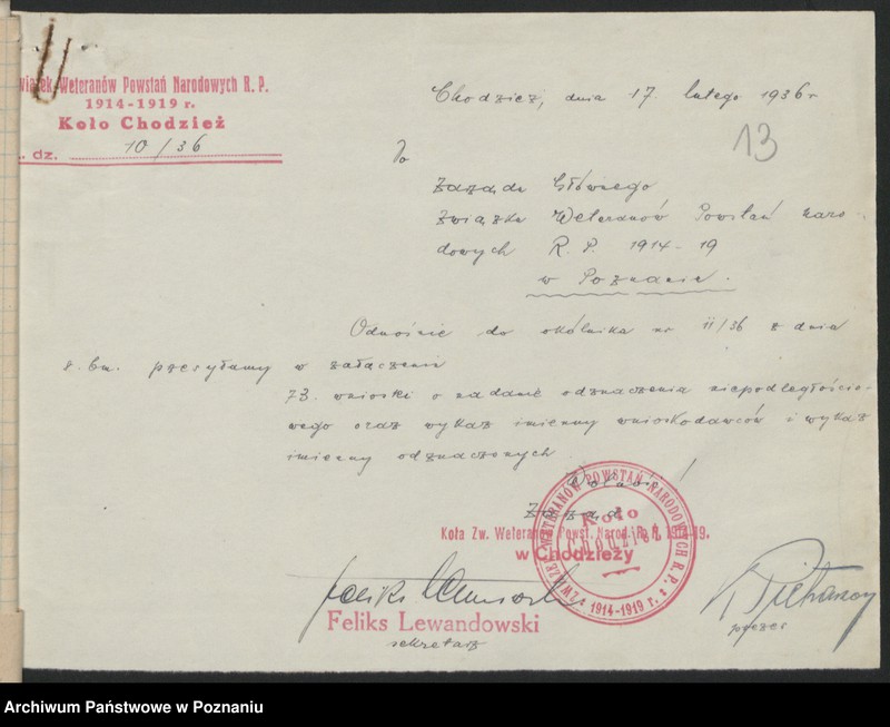 Obraz 18 z jednostki "Chodzież, akta koła."