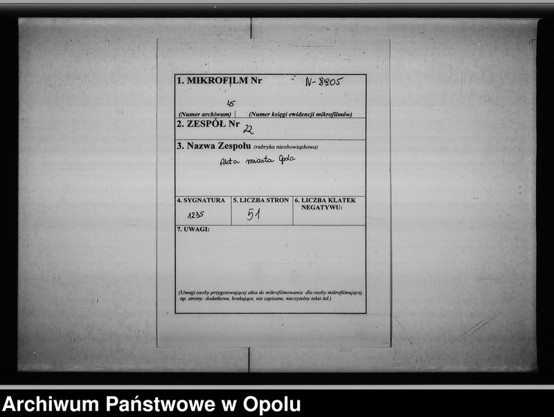 Obraz 2 z jednostki "Acta des Magistrats zu Oppeln betreffend Taxen der Gastwirthe und Flüssigkeits Maasse von 1846-48"
