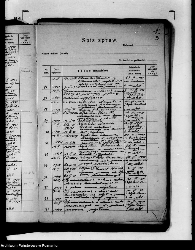 Obraz 7 z jednostki "Spisy spraw /Referat IV/ Wydział Pracy i Opieki Społecznej"