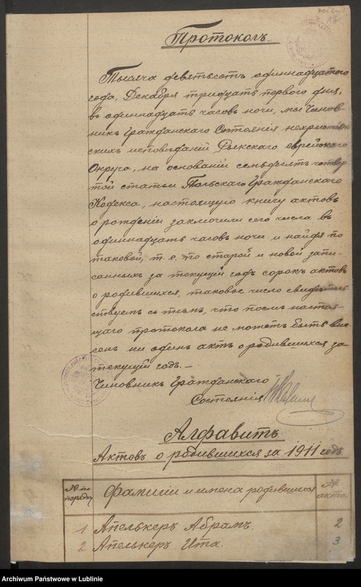 image.from.unit.number "Księga urodzeń"