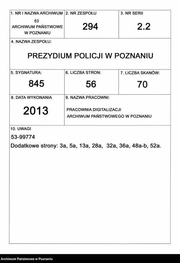 Obraz 1 z jednostki "A. betr. Ignaz von Kozłowski"