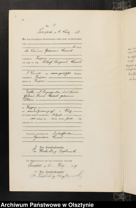 image.from.unit.number "Sterbe-Neben-Register Nr 1 - 21"