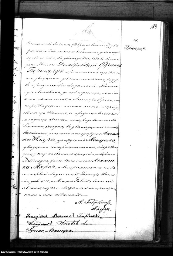Obraz 16 z jednostki "Księga urodzeń, małżeństw, zgonów (duplikat)"