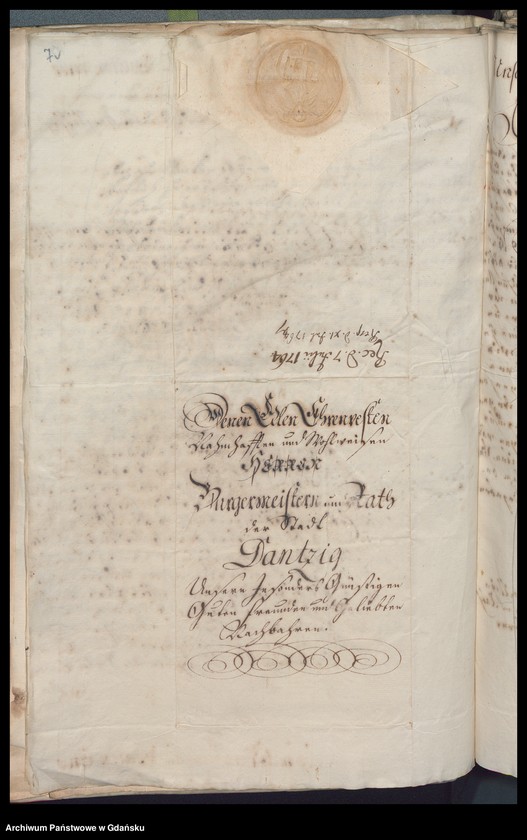 image.from.unit.number "Recesy Stanów, między innymi Colloqium Gedanense et Commitio Electionis, sejm elekcyjny w Warszawie 27 VIII - 7 IX 1764"