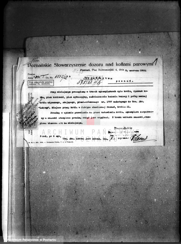 image.from.unit.number "Zakłady chemiczne Łakoma T. Akcyjna w Poznaniu nr woj. 25"