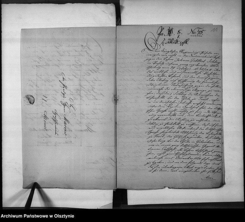 image.from.unit.number "Disciplinar-Untersuchung gegen den Lehrer Schley [Johann Gottlieb] zu Bommelsvitte Kreis memel"