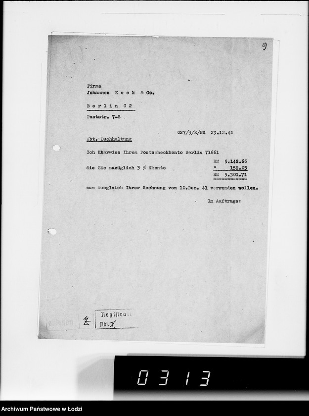 Obraz 13 z jednostki "[Korespondencja z urzędami, instytucjami i firmami] Lit.Ko-Ky"