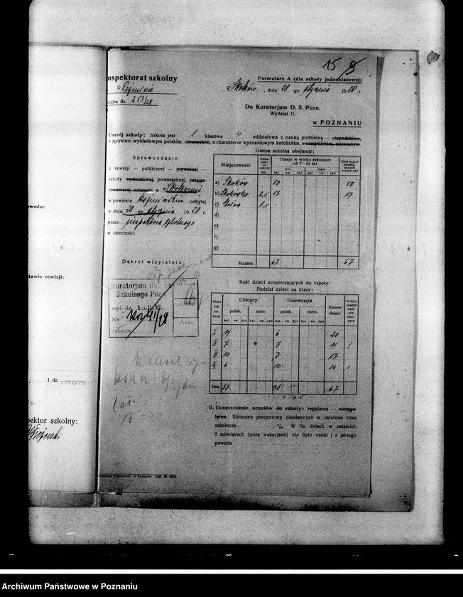 Obraz 19 z jednostki "Szkoła Powszechna- Skokowo, powiat Koźmin"