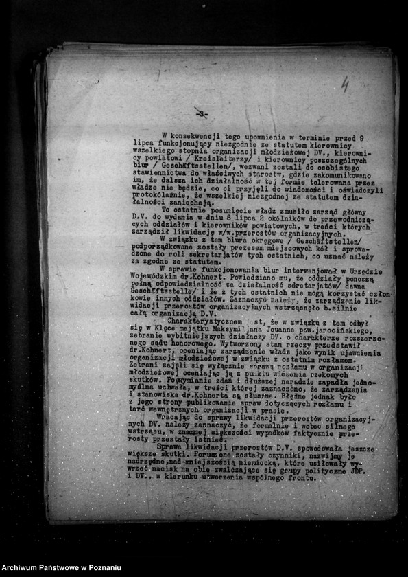 Obraz 9 z jednostki "Sprawozdania z życia mniejszości narodowych za okres od 16 czerwca do 15 grudnia 1936 r."