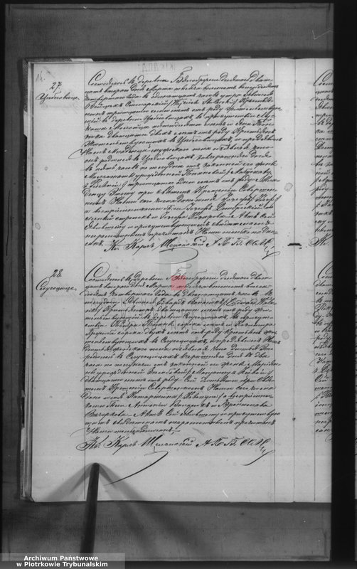 Obraz 18 z jednostki "[Księga duplikat aktów urodzonych, zaślubionych i zmarłych]"