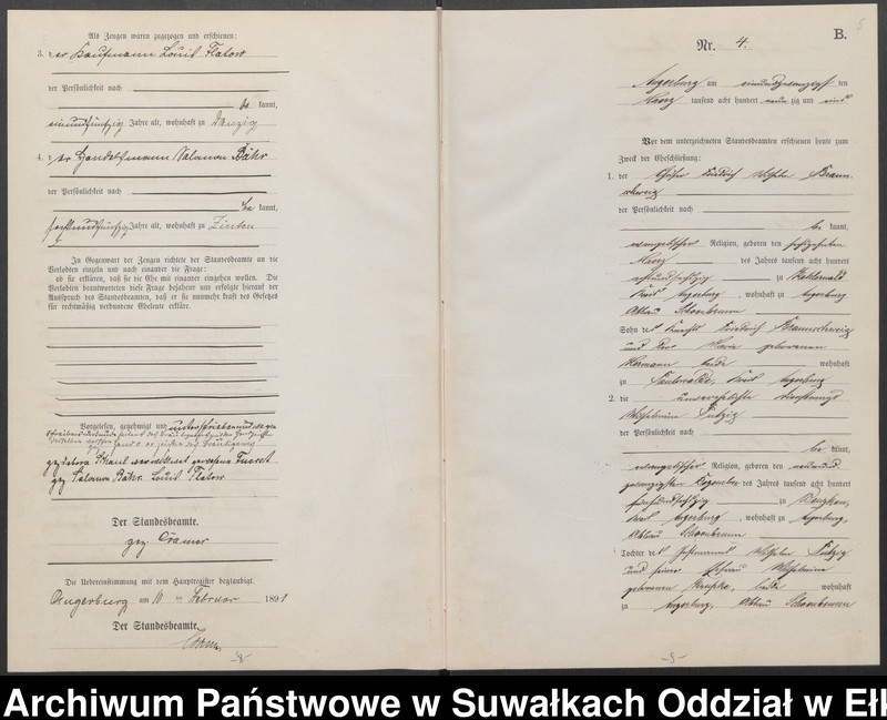 image.from.unit.number "Heiraths-Neben-Register des Preussischen Standes-Amtes Angerburg Kreis Angerburg"