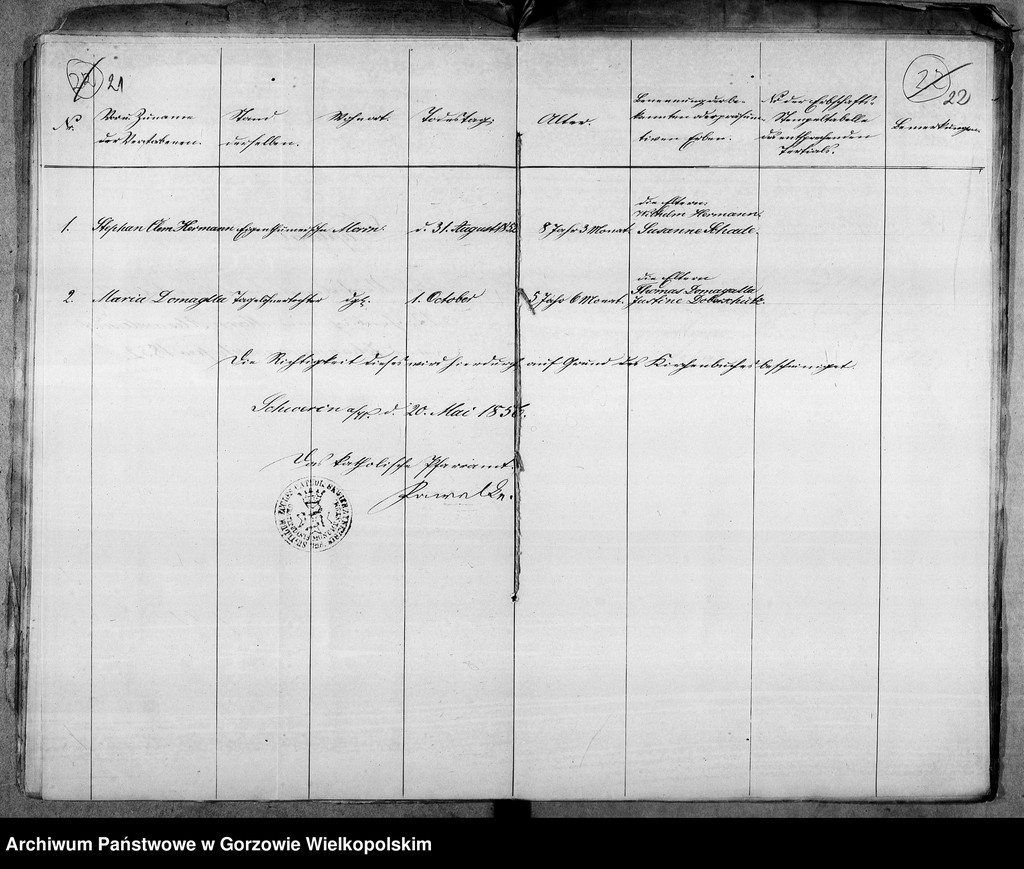 image.from.unit.number "Duplikate der Kirchenbücher über die katholischen Einwohner von: Morrn (Murzynowo), Alexandersdorf (Gościnowo), Johanneswunsch (Dobrojewo)"