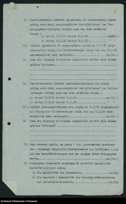 Obraz 11 z jednostki "[Gospodarka zbożowa na Pomorzu w latach 1919-1920. Korespondencja]"