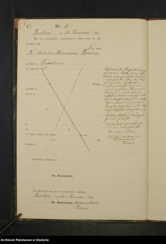 image.from.unit.number "Sterbe-Neben-Register Nr 1 - 21"