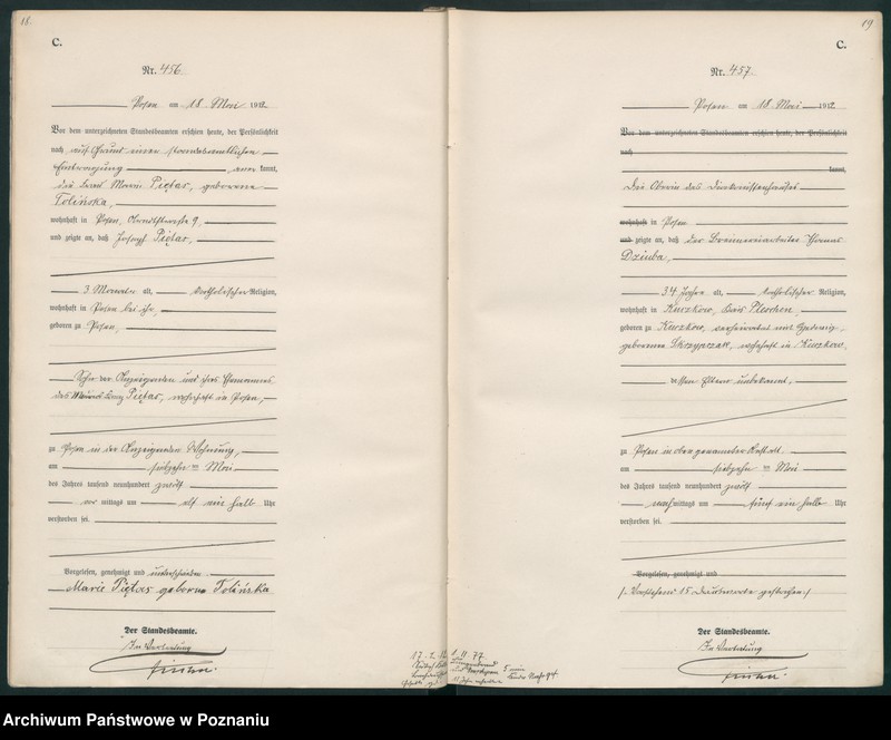 Obraz 12 z jednostki "Księga miejscowa zgonów tom II [Rejestr główny zgonów]"