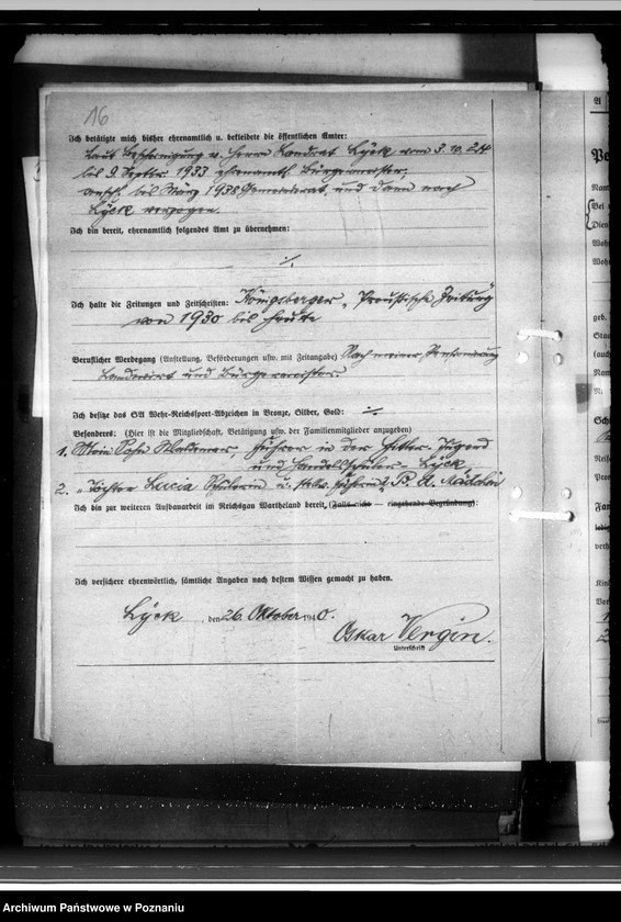 Obraz 20 z jednostki "Bewerbungen um Kinsatz im staatlichen und kommunalen Dienst"