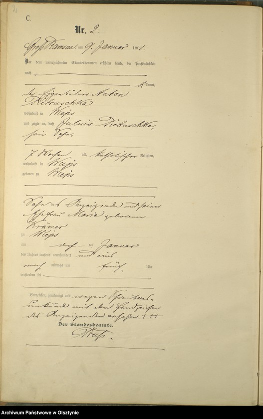 image.from.unit.number "Sterbe-Haupt-Register Nr 1 - 30 i 35 - 49"