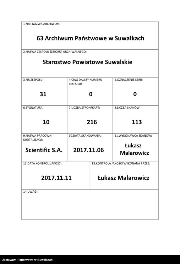 image.from.unit.number "Księga protokołów Komisji Gospodarczej Starostwa"