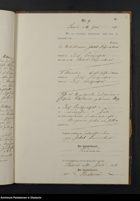 image.from.unit.number "Sterbe-Neben-Register Nr 1 - 41"