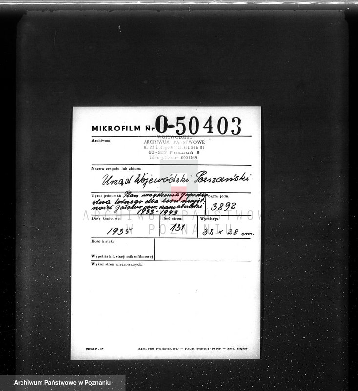 image.from.unit.number "Plan urządzenia gospodarstwa leśnego dla lasu majętności Gałowo powiat szamotulski 1933-1943"