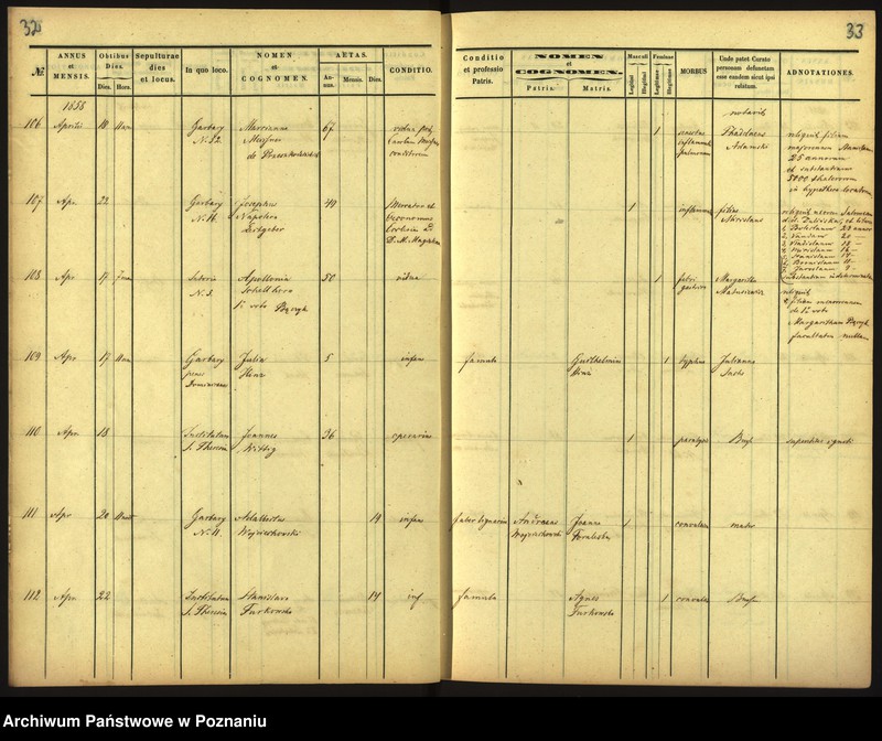 Obraz 19 z jednostki "Księga zgonów"