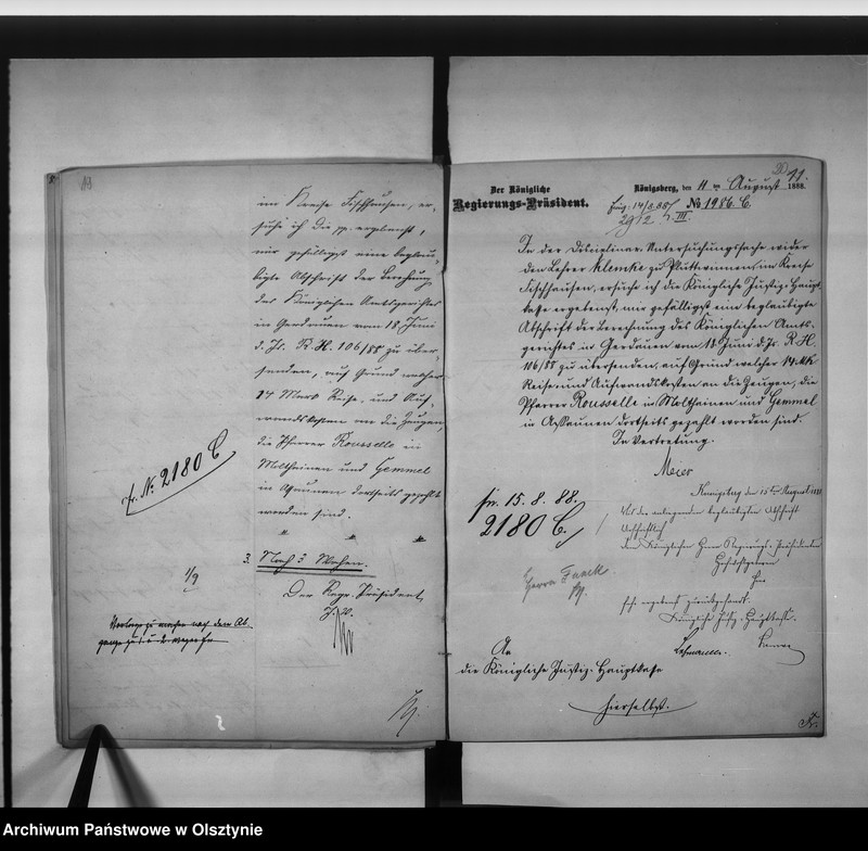 image.from.unit.number "Disciplinar-Untersuchung gegn den Lehrer Klemke [Ludwig leopold] in Plutwinnen Kreis Fischhausen"