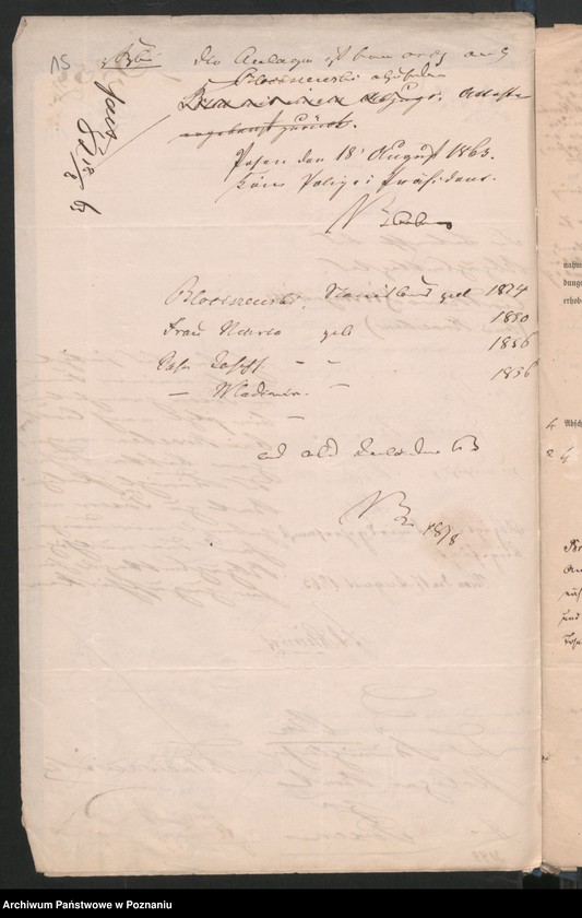 Obraz 19 z jednostki "A. betr. die Familie von Blociszewski /Stanislaus, Anton, Josef, Wladislaus/"