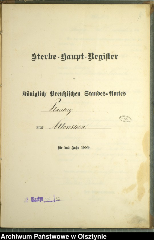 image.from.unit.number "Sterbe-Haupt-Register nr 1 - 23"