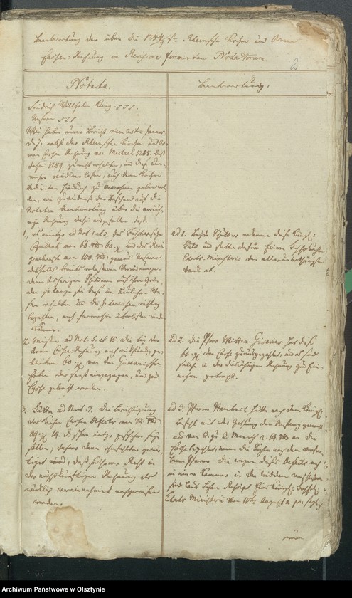 image.from.unit.number "Jahres Kirchen Rechnung der Reinschen Kirche aller Einnahme und Ausgabe"