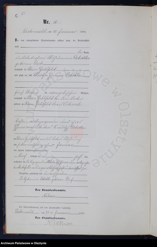 image.from.unit.number "Sterbe-Neben-Register Nr 1 - 92"