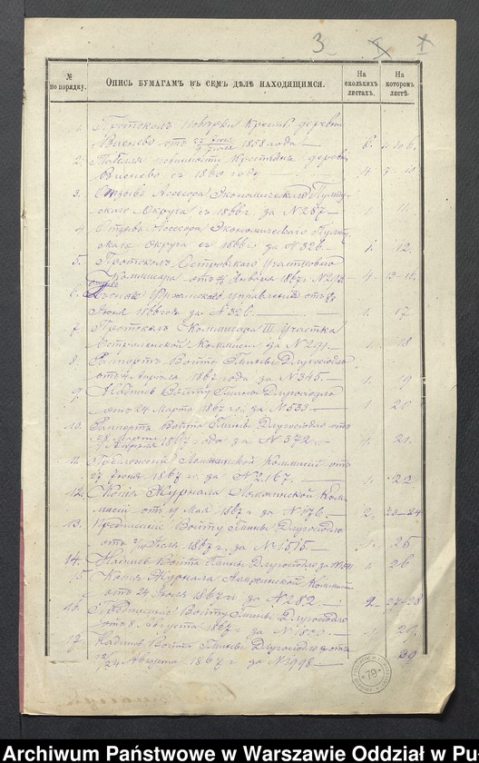 image.from.unit.number "O urządzaniu chłopów byłej państwowej wsi Wiśniewo wchodzącej w skład byłej ekonomii Leszczydół, gm. Poręba"